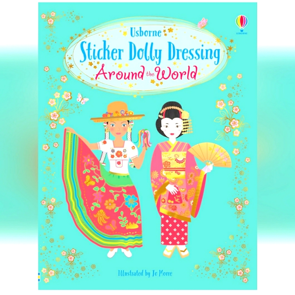 Sticker Dolly Dressing Around the World over 250 stickers